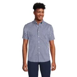 Lands' End Men's Short Sleeve Traditional Fit Comfort-First Shirt With Coolmax 7 Lands' End Men's Short Sleeve Traditional Fit Comfort-First Shirt With Coolmax -Lands' End Store GUEST 005e48cd 50df 4404 a95a d18f5e1a92f6