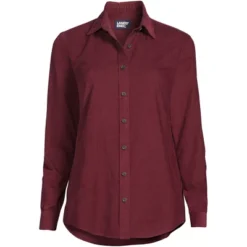 Lands' End Women's Pinwale Cord Long Sleeve Shirt -Lands' End Store GUEST 00f83aa3 ca86 4158 9dcb dbfa518cb442