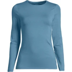 Lands' End Women's Plus Size Long Sleeve Lightweight Jersey Crew Neck Top -Lands' End Store GUEST 0312ac3e 046f 4c5a 82a7 304964032030