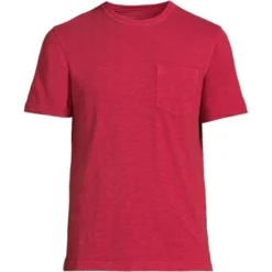 Lands' End Men's Short Sleeve Garment Dye Slub Pocket Tee -Lands' End Store GUEST 0421d3d0 78ee 4847 8c64 8709736431da