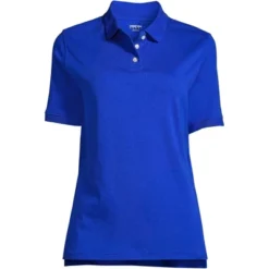 Lands' End School Uniform Women's Short Sleeve Interlock Polo Shirt -Lands' End Store GUEST 0475e357 eab5 495f 9ce4 45a26c7020f5