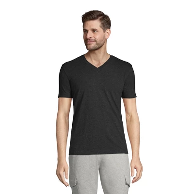 Lands' End Men's Super-T Short Sleeve V-Neck T-Shirt 7 Lands' End Men's Super-T Short Sleeve V-Neck T-Shirt - Image 7