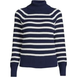 Lands' End Women's Drifter Cotton Must Have T-Neck Sweater -Lands' End Store GUEST 05bec453 8d2b 435f b6fb 3464661f0e33