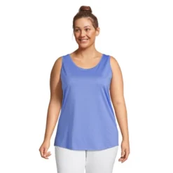 Lands' End Women's Supima Cotton Scoop Neck Tunic Tank Top -Lands' End Store GUEST 05f2bd06 1eb5 4e30 8ff0 152119ea2ff4