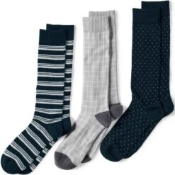Lands' End Men's Novelty Dress Socks 3 Pack -Lands' End Store GUEST 064e1749 1ec0 4632 972e 79caeba10ac1