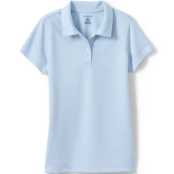 Lands' End Girls Short Sleeve Poly Pique Polo Shirt -Lands' End Store GUEST 07ed5938 0b6d 4325 b96e b9b78ddb2af7