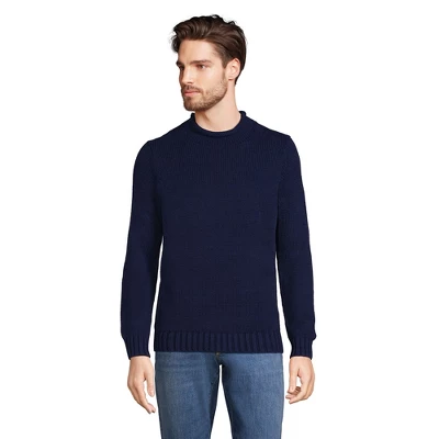 Lands' End Men's Cotton Drifter Rollneck Sweater 2 Lands' End Men's Cotton Drifter Rollneck Sweater - Image 2