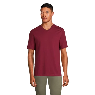 Lands' End Men's Super-T Short Sleeve V-Neck T-Shirt 9 Lands' End Men's Super-T Short Sleeve V-Neck T-Shirt - Image 9