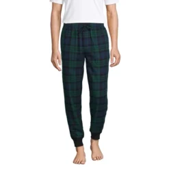 Lands' End Men's Flannel Jogger Pajama Pants -Lands' End Store GUEST 0839435a 57bd 4040 a043 b5bc116ccea5