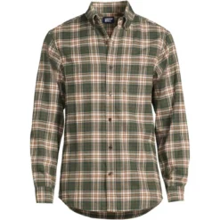 Lands' End Men's Traditional Fit Flagship Flannel Shirt -Lands' End Store GUEST 0853b69d bcb2 4e84 865b eed5f7ba2b7c