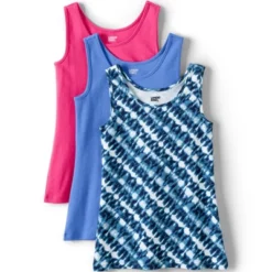 Lands' End Women's Cotton Interlock Tank 3 Pack -Lands' End Store GUEST 09673474 35f4 43f8 8419 e58270d2f06f