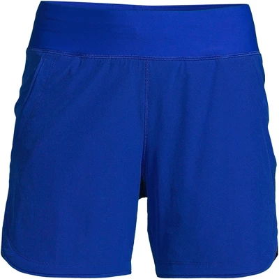 Lands' End Women's 5" Quick Dry Elastic Waist Board Shorts Swim Cover-up Shorts 9 Lands' End Women's 5" Quick Dry Elastic Waist Board Shorts Swim Cover-up Shorts - Image 9