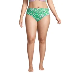 Lands' End Draper James X Lands' End Women's Plus Size Chlorine Resistant Retro High Waisted Bikini Bottoms -Lands' End Store GUEST 0acea2e5 61de 4b26 92c3 5e46925a9735