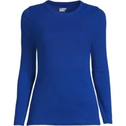 Lands' End Women's Tall All Cotton Long Sleeve Crewneck T-Shirt -Lands' End Store GUEST 0af1ae59 3a68 4f80 9940 2897175dd40a 1