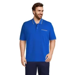 Lands' End Men's Short Sleeve Comfort First Solid Mesh Polo With Pocket -Lands' End Store GUEST 0af699c4 a543 46b4 b5c5 623f232cc3c9