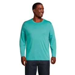 Lands' End Men's Long Sleeve Supima Tee -Lands' End Store GUEST 0c5190b9 258a 4e7f ba72 a8c2f31ae5fa
