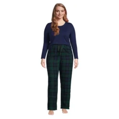 Lands' End Women's Pajama Set Knit Long Sleeve T-Shirt And Flannel Pants 10 Lands' End Women's Pajama Set Knit Long Sleeve T-Shirt And Flannel Pants -Lands' End Store GUEST 0ca6b682 02b6 4a47 b116 75c8bd7ff945