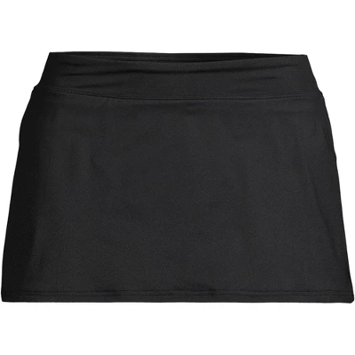 Lands' End Women's Chlorine Resistant Mini Swim Skirt Swim Bottoms 4 Lands' End Women's Chlorine Resistant Mini Swim Skirt Swim Bottoms - Image 4