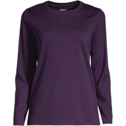 Lands' End Women's Tall Relaxed Supima Cotton Long Sleeve Crewneck T-Shirt 30 Lands' End Women's Tall Relaxed Supima Cotton Long Sleeve Crewneck T-Shirt -Lands' End Store GUEST 0d32bcea 3d71 4d90 af0c cd3dd9471381 1