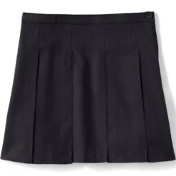 Lands' End Lands' End School Uniform Girls Solid Box Pleat Skirt Top Of Knee -Lands' End Store GUEST 0d380701 9e7f 4950 a7bb bcdb3b31c0ed
