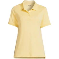 Lands' End School Uniform Women's Short Sleeve Interlock Polo Shirt -Lands' End Store GUEST 0e03071e 12ae 4f55 872a 7fd28e9dd1a0