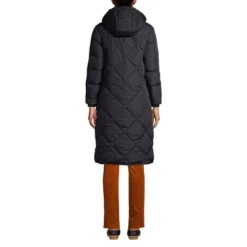 Lands' End Women's Insulated Quilted Primaloft ThermoPlume Maxi Winter Coat