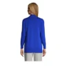 Lands' End Women's Cotton Open Long Cardigan Sweater
