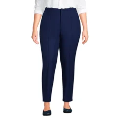 Lands' End Women's High Rise Bi Stretch Pintuck Pencil Ankle Pants -Lands' End Store GUEST 0f315266 019f 42c2 aa9b bf2bfe57dffe