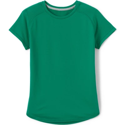 Lands' End School Uniform Girls Short Sleeve Active Gym T-shirt 5 Lands' End School Uniform Girls Short Sleeve Active Gym T-shirt - Image 5