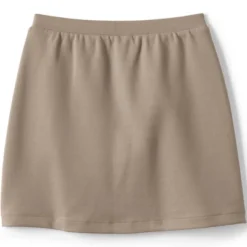 Lands' End Lands' End School Uniform Girls Ponte Button Front Skort