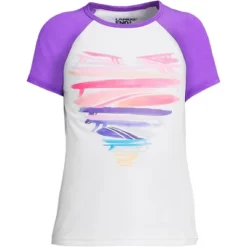 Lands' End Lands' End Girls Graphic Mock Neck UPF 50 Sun Protection Rash Guard 14 Lands' End Lands' End Girls Graphic Mock Neck UPF 50 Sun Protection Rash Guard -Lands' End Store GUEST 10b55988 6ba0 4c33 877c 395b4c3e8884