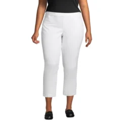 Lands' End Women's Mid Rise Pull On Chino Crop Pants 12 Lands' End Women's Mid Rise Pull On Chino Crop Pants -Lands' End Store GUEST 1121f565 063c 43e7 bd87 8c7089131f2f