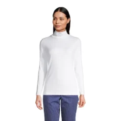 Lands' End Women's Supima Cotton Long Sleeve Turtleneck 11 Lands' End Women's Supima Cotton Long Sleeve Turtleneck -Lands' End Store GUEST 11374534 7546 46d1 a096 54058bf39a71