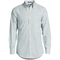 Lands' End Men's Traditional Fit Solid No Iron Supima Pinpoint Buttondown Collar Dress Shirt -Lands' End Store GUEST 11ae3384 c304 41c0 a93e f7ba49a0266c