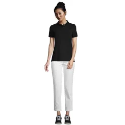 Lands' End Women's Tall Mesh Cotton Short Sleeve Polo Shirt -Lands' End Store GUEST 13016a7f 8aef 4e2b a332 8fa1db6b3663