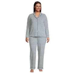 Lands' End Women's Plus Size Comfort Knit Pajama Set Long Sleeve Top And Pants 8 Lands' End Women's Plus Size Comfort Knit Pajama Set Long Sleeve Top And Pants -Lands' End Store GUEST 1582da83 26cf 4fb5 9aef eb60a3b44508