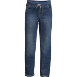 Lands' End Boys Slim Iron Knee Stretch Pull On Denim Jeans 7 Lands' End Boys Slim Iron Knee Stretch Pull On Denim Jeans -Lands' End Store GUEST 15fb099b 2017 42d0 a410 f8895155bc74