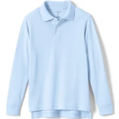 Lands' End School Uniform Kids Long Sleeve Mesh Polo Shirt -Lands' End Store GUEST 1661dbdb 98b6 4438 8027 23a1f8b89127