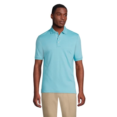 Lands' End Men's Short Sleeve Super Soft Supima Polo Shirt 16 Lands' End Men's Short Sleeve Super Soft Supima Polo Shirt - Image 16