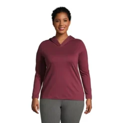 Lands' End Women's Supima Cotton Pullover Hoodie -Lands' End Store GUEST 17396c23 08ea 4353 b50d e0ab970d18e5