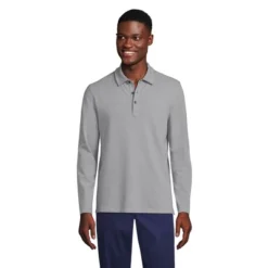 Lands' End Men's Long Sleeve Coolmax Mesh Polo -Lands' End Store GUEST 180a2130 2886 4a5a 93fb 6f322e78f37e