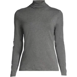 Lands' End Women's Lightweight Fitted Long Sleeve Turtleneck -Lands' End Store GUEST 183848cd 9990 44d6 81f2 aa899bfddd44