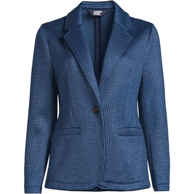 Lands' End Women's Sweater Fleece Blazer Jacket - The Blazer 5 Lands' End Women's Sweater Fleece Blazer Jacket - The Blazer - Image 5