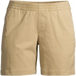 Lands' End Women's Pull On 7" Knockabout Chino Shorts -Lands' End Store GUEST 18e0432c d295 4ec8 914b 085753816e51
