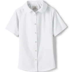 Lands' End School Uniform Girls Short Sleeve Peter Pan Collar Broadcloth Shirt 7 Lands' End School Uniform Girls Short Sleeve Peter Pan Collar Broadcloth Shirt -Lands' End Store GUEST 18f675a9 9f5a 45ee 8f38 36215895d8fe