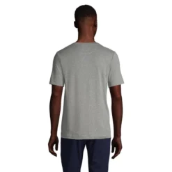 Lands' End Men's Knit Rib Short Sleeve Henley Pajama Shirt