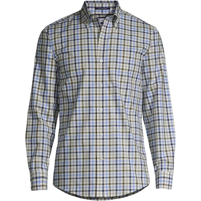 Lands' End Men's Traditional Fit No Iron Twill Shirt 1 Lands' End Men's Traditional Fit No Iron Twill Shirt