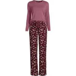 Lands' End Women's Pajama Set Knit Long Sleeve T-Shirt And Flannel Pants 15 Lands' End Women's Pajama Set Knit Long Sleeve T-Shirt And Flannel Pants -Lands' End Store GUEST 1995b6b2 6690 4680 b042 1ac59e4859b8