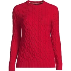 Lands' End Women's Cotton Cable Drifter Crewneck Sweater 15 Lands' End Women's Cotton Cable Drifter Crewneck Sweater -Lands' End Store GUEST 199a2bcf 48a1 46bd 979c e7f2ba62ba5a