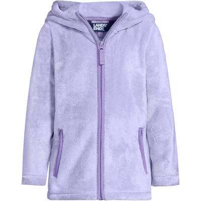 Lands' End Girls Softest Fleece Jacket 4 Lands' End Girls Softest Fleece Jacket - Image 4